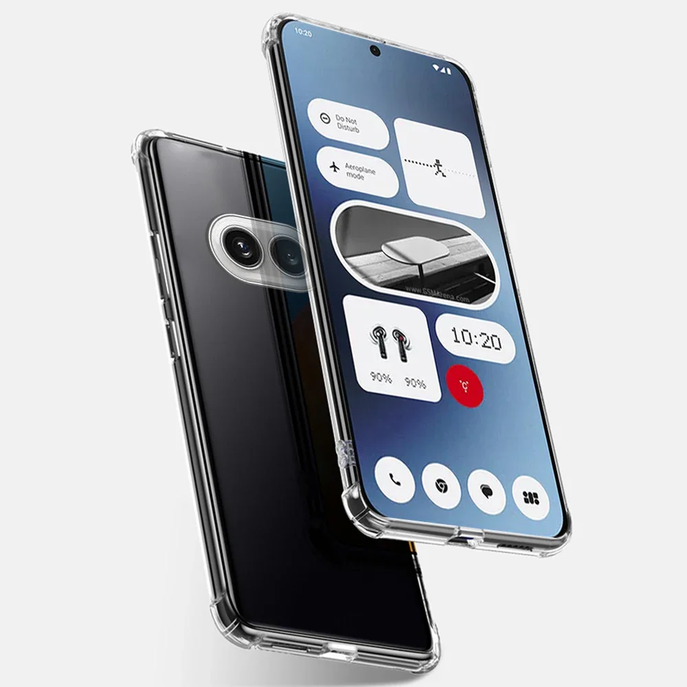 Для NothingPhone(2a) задняя прозрачная подушка безопасности Противоударная мягкая