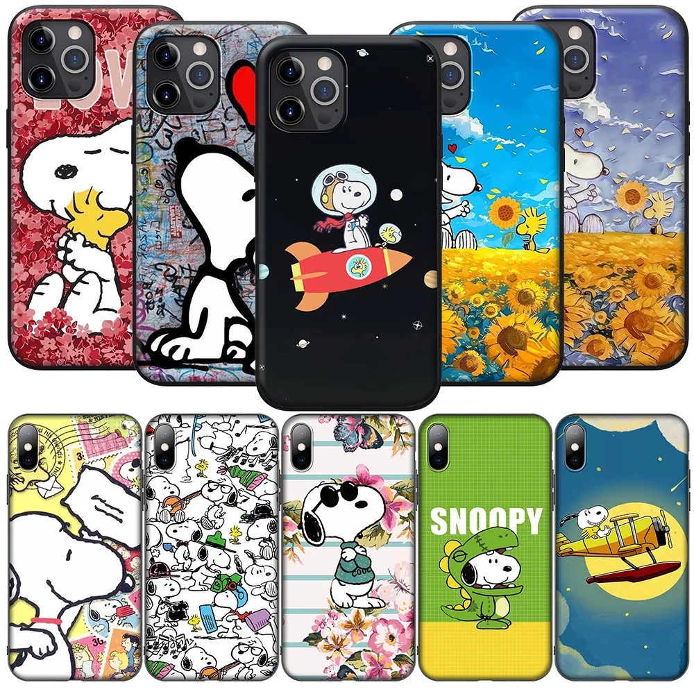 Новый высококачественный мягкий чехол S-Snoopys Cute Dog для Huawei Nova 5T 4E 3i 3 2 2i Y6 Y6P Y7 Y9 Honor 20