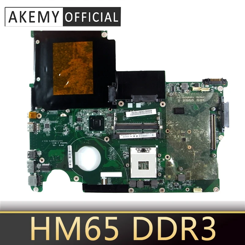 

AKEMY DA0TZ6MB8F0 Laptop motherboard For TOSHIBA Qosmio X500 X505 P500 P505 Notebook Mainboard A000054130 HM65 DDR3