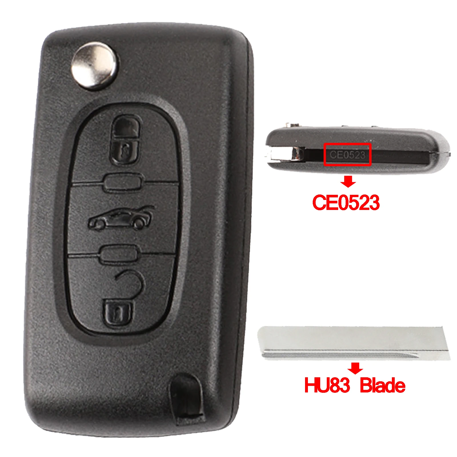 

Удаленное Ключи брелок для ключей с кожаной крышкой чехол для peugeot 307 308 407 408 807 партнер Citroen C3 C4 C5 C6 Xsara Picasso Berlingo 2/3 кнопка