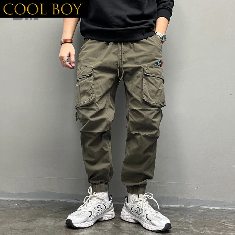 

J BOYS Boutique Fashion Streetwear High Quality Cargo Pants Men Clothing Harajuku Casual Tactical Jogging Pants Trendy Trousers