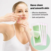 72pcs small waxing strips lip wax strips for womens safe wax paper for legsbikiniarmneck hair removal women men