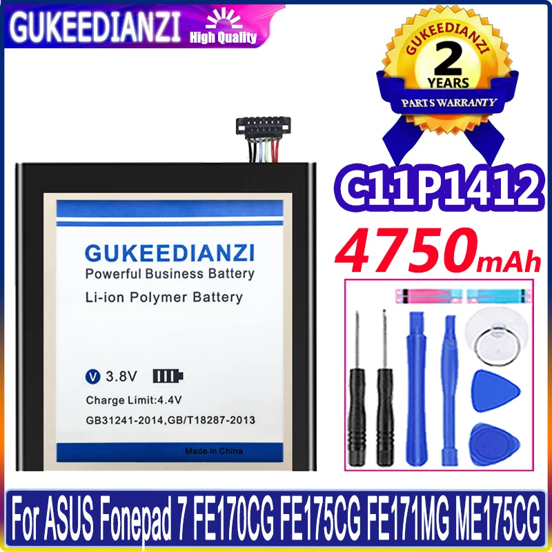 

GUKEEDIANZI C11P1412 4750mAh Battery for ASUS Fonepad 7 FE170CG FE175CG FE171MG ME175CG Batteries