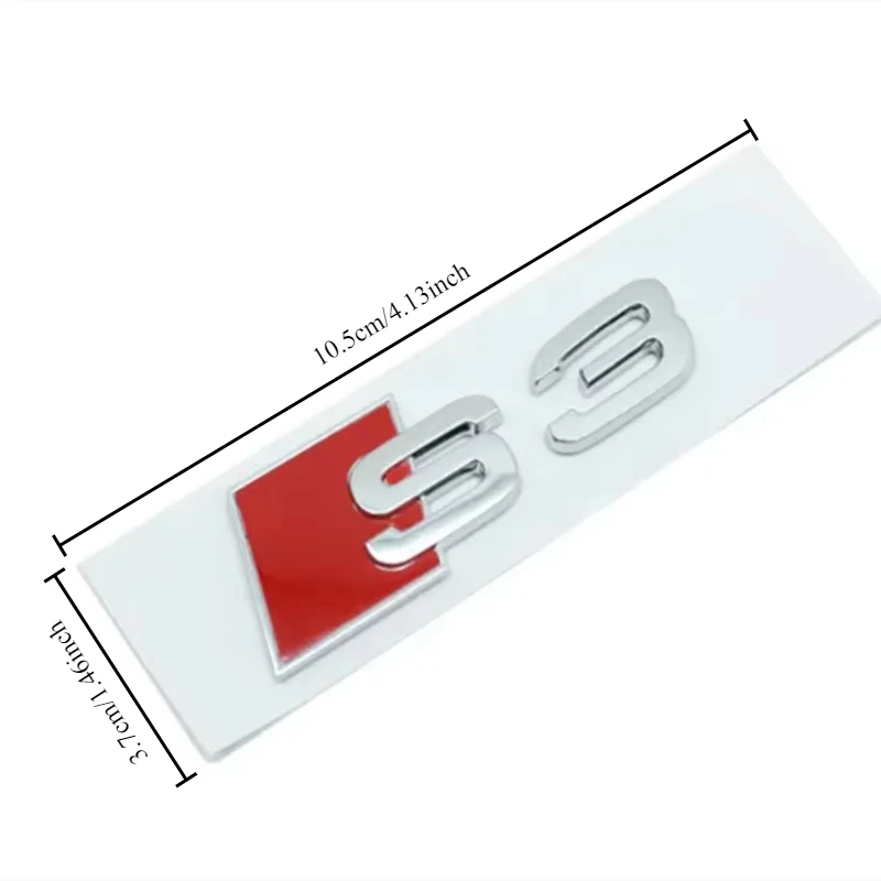 

Для Audi S3 S4 S5 S6 S7 S8 Автомобильный задний багажник Эмблема Логотип Значок Наклейка Буква Номер Эмблема Спорт S-Klasse Umbau