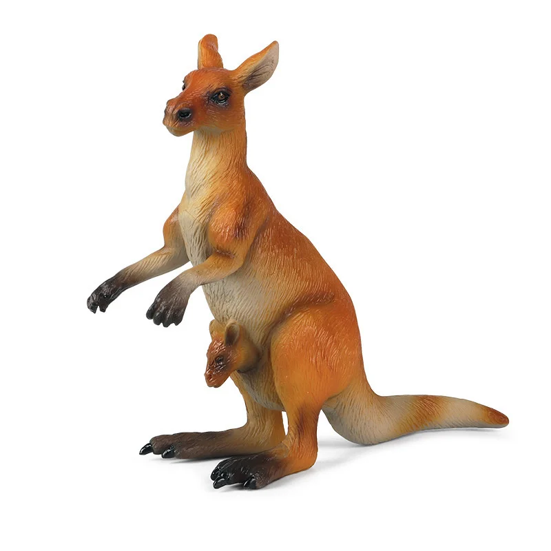 

Kangaroo Models Wild Animals Action Simulation Figure Figurines Kids Toys Collection Ornaments Gift Educational Toys Mini Statue