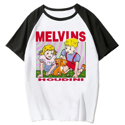 Классические женские футболки Melvin Houdini Y2K, футболка, Женская японская одежда