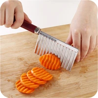 kitchen multi function vegetable slicers wavy potato cutter taiji saber chopper stainless steel strip cutter french fries tools
