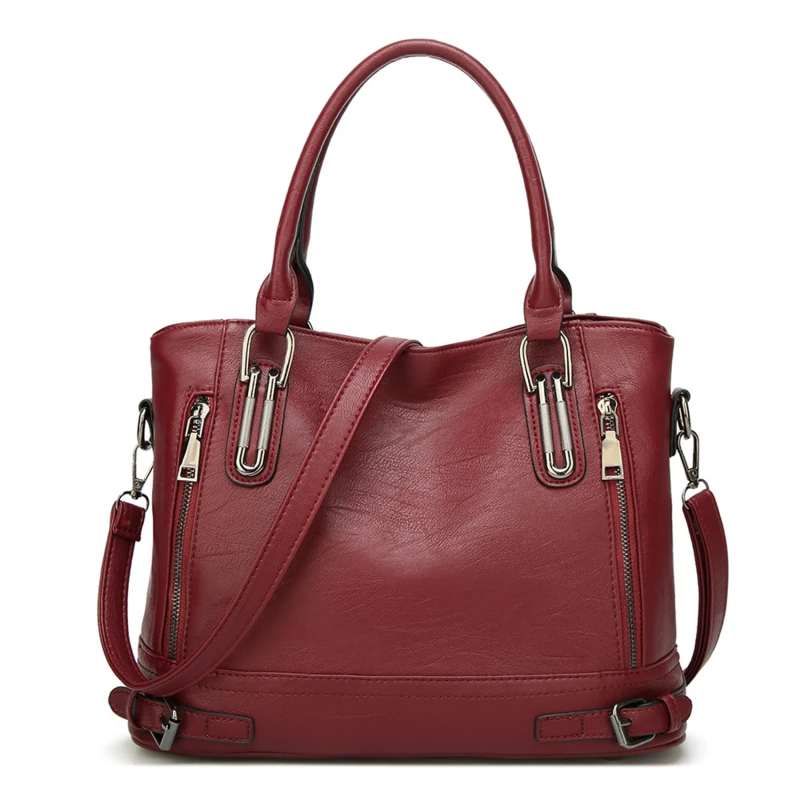 

Роскошные Дизайнерские брендовые дамские сумочки, повседневные вместительные сумки на ремне, Женская сумка через плечо из мягкой искусственной кожи, тоут