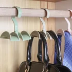 Вешалка для одежды с вращением на 360 , подвесная перфорированная вешалка в скандинавском стиле для сумок, без складок, влагостойкий органайзер для гардероба, домашние аксессуары