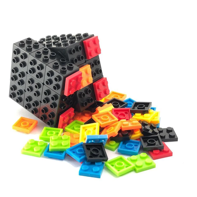 

Assembled Building Blocks Magic Cubes New Decompression Decompression Boring Intellectual Puzzle Adult Child Kid Toys