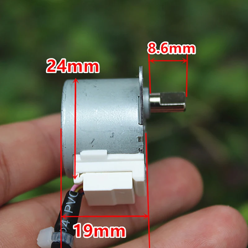 

4-phase 5-wire DC 12V Stepper Motor Deceleration Motor Gearbox for Gree Air-conditioning Guide Wind Motor MP24BA Gear Motor