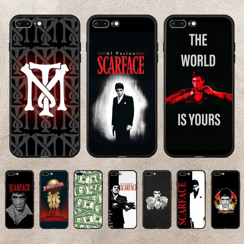 

Scarface Tony Montana Phone Case For Huawei Y5 Y62019 Y52018 Y92019 Luxury Funda Case For 9prime2019