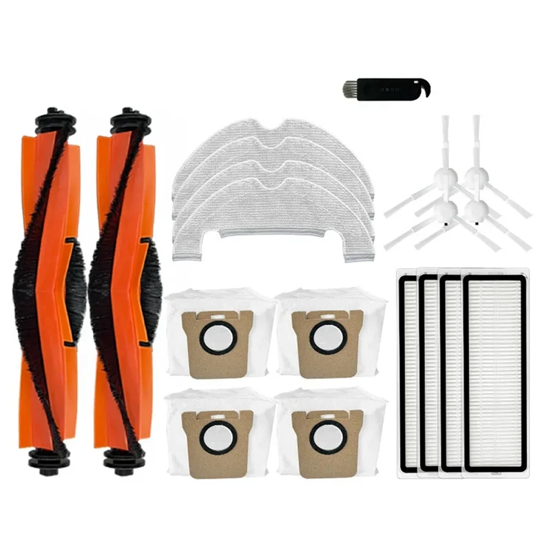 

Фильтр НЕРА Для робота-пылесоса Xiaomi X10, основная боковая щетка, Швабра, тканевый мешок для пыли, запасные части, аксессуары