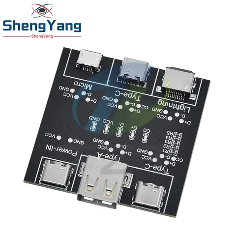 DT3 Тестер кабеля Micro USB C Type-C  TZT