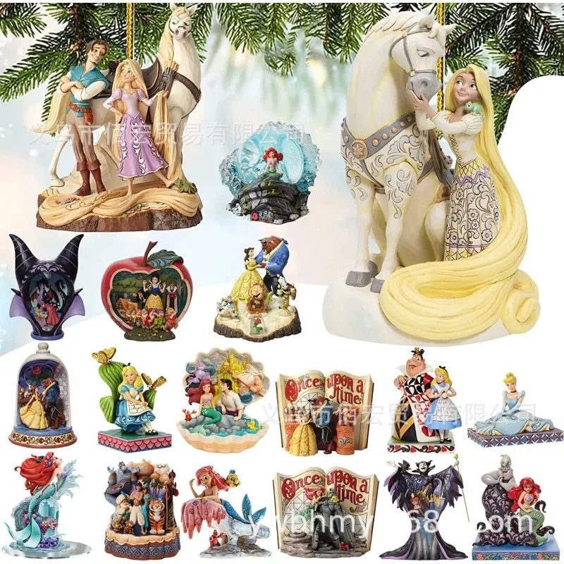 Принцесса Диснея мультяшное рождественское украшение плоский кулон