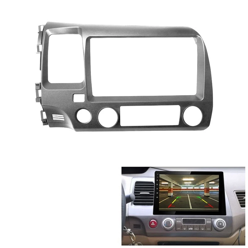 

2Din 9Inch Car Audio Radio Fascia Frame Adapter DVD Player Fitting Panel Frame Kit for Honda Civic 2006-2011
