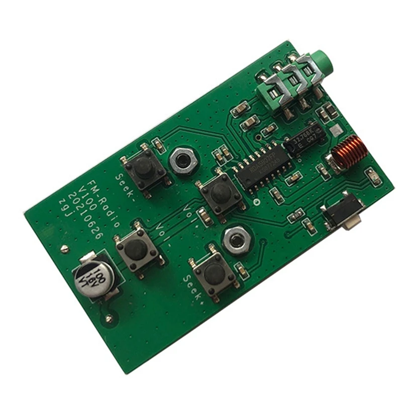 

FM Radio Module 88-108Mhz Receiving Radio Station Frequency Stereo 3V Radio Receiver Amplifier Board Module