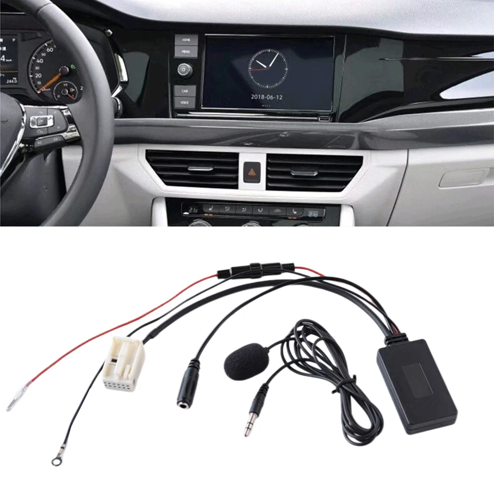 

12 В Автомобильный MP3 Bluetooth совместимый адаптер музыкальное радио для RCD RNS 210 310 315 510 универсальный кабель 5,0 Bluetoot Aux Автомобильная электроника