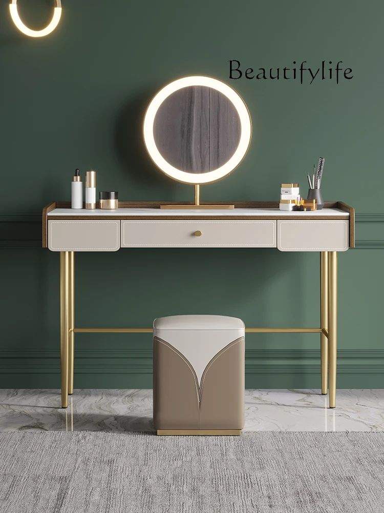 Роскошный туалетный столик Q в стиле Хилтон из искусственного камня современный