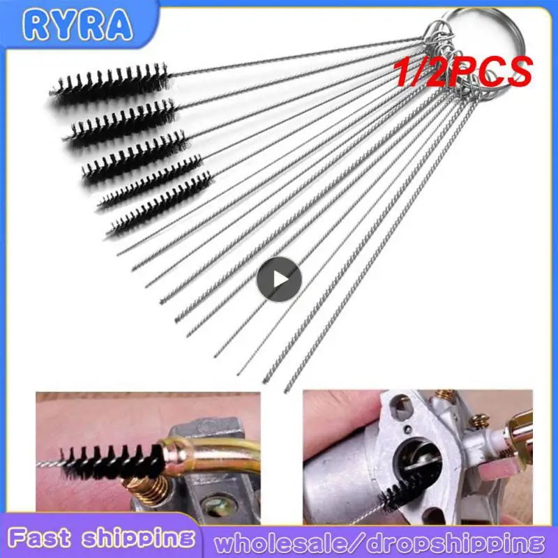 

Набор распылителей для аэрографа, комплект инструментов для чистки сопел и ремонта, детали для скраба, портативный инструмент для чистки, 1/2 шт.