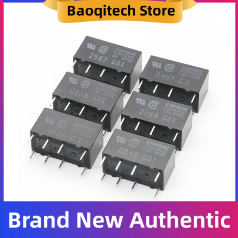 Фото 5 10 шт. G5V-2-5VDC G5V-2-12VDC G5V-2-24VDC Два открытых два закрытых 2A 8PIN Новое подлинное оригинальное сигнальное реле для OMRON №3