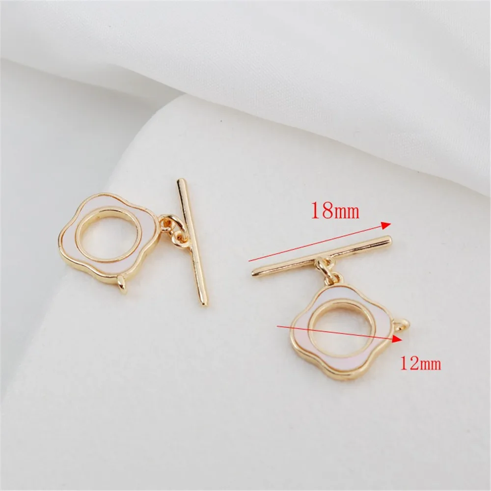 Ожерелье и браслет с круглой пряжкой из циркония пряжка OT подвесным соединением