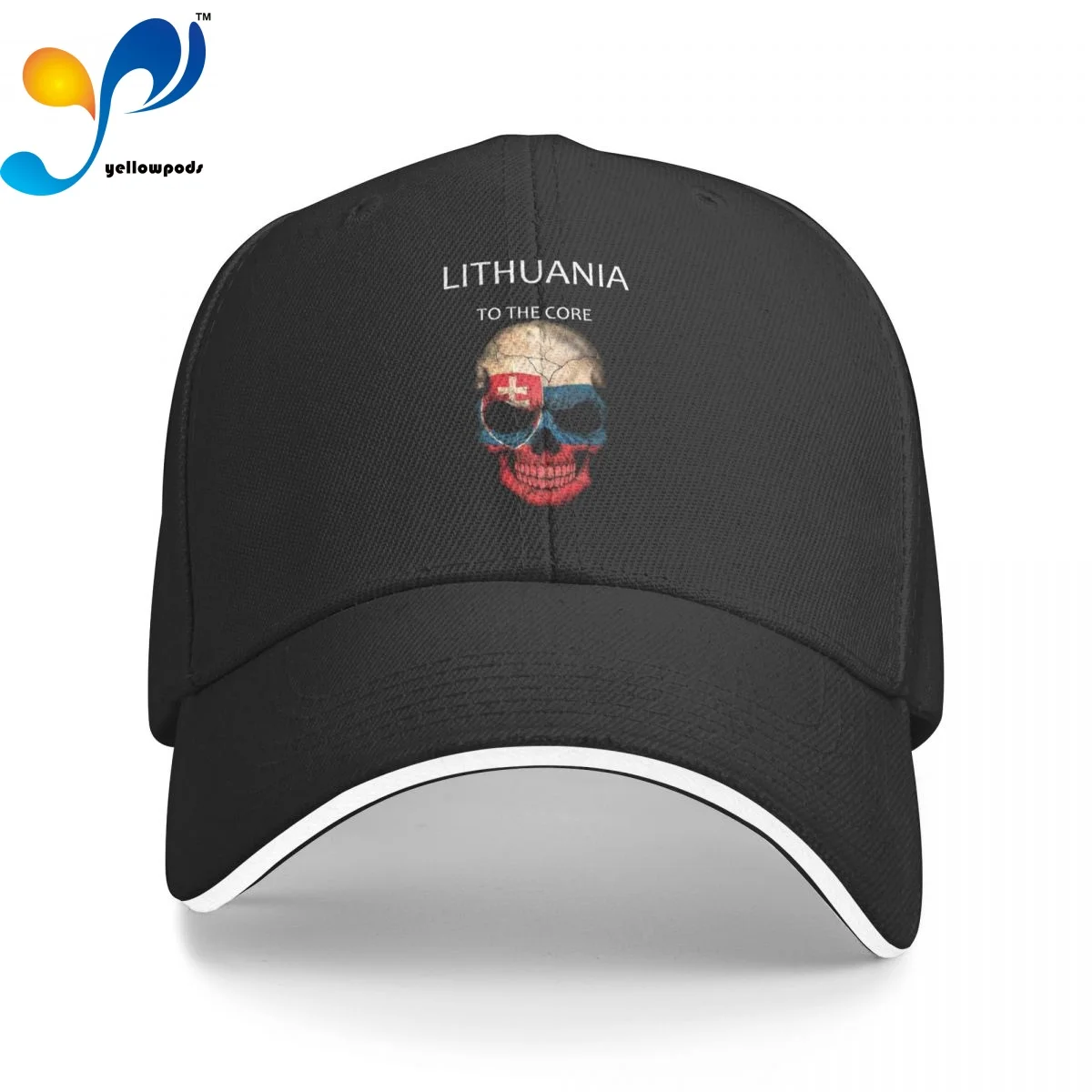 

Lithuania Skull Flag Baseball Hat Unisex Adjustable Baseball Caps Hats for Men and Women