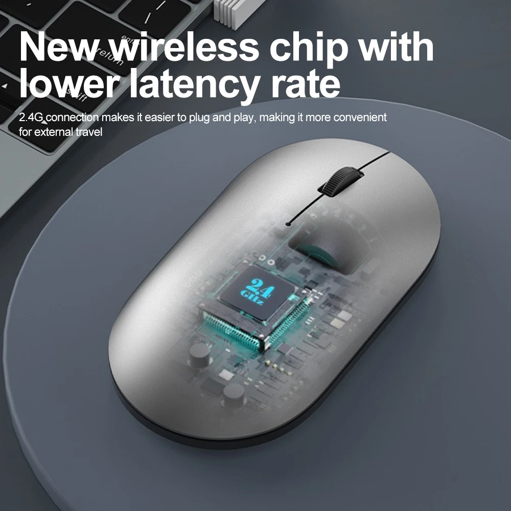 Мышь компьютерная беспроводная игровая 2 4 ГГц 1600DPI Wireless Mouse 2.4G Gaming Portable Silent Mice Adapter