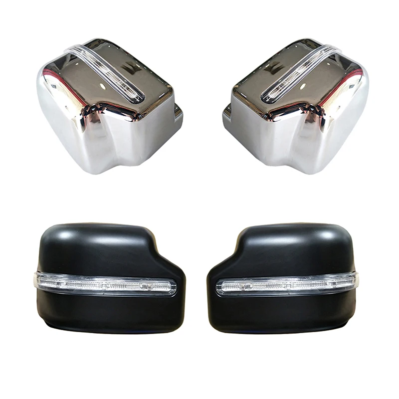

Car Rear View Mirror Cover Side Wing Mirror Cap Shell with Turn Signal Light for Suzuki Jimny Jb64 JB74 2018-2020