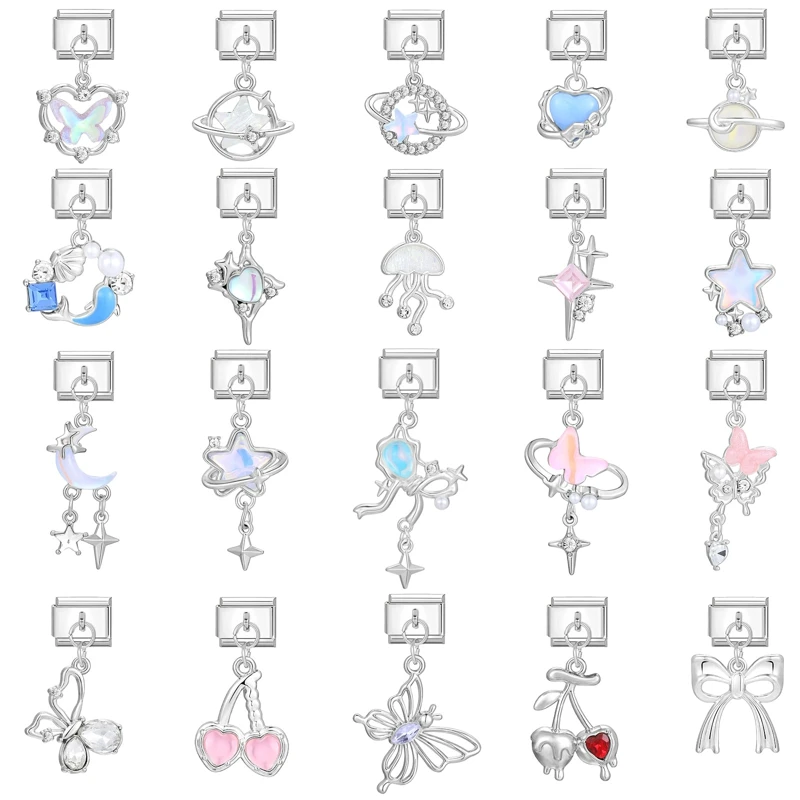 Романтическая планета Бабочка медуза звезды итальянские очаровательные звенья