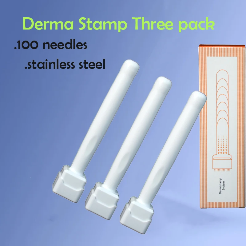 Профессиональный штамп для волос из нержавеющей стали 100 игл регулируемый