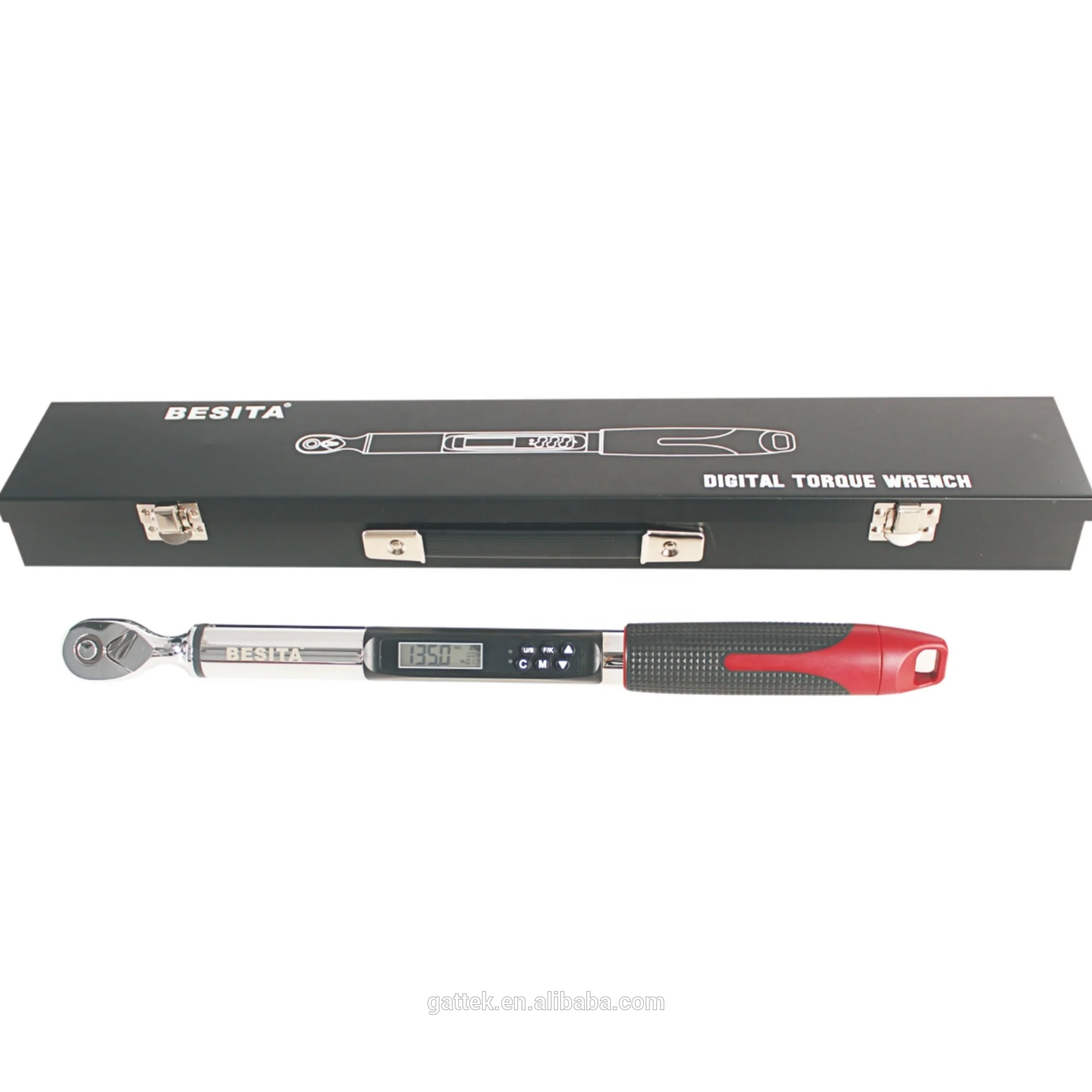 

BESITA Automotive 1/4" 1/2" 3/8" 3/4" 6.8-600NM Precision Adjustable Digital Torque Wrench