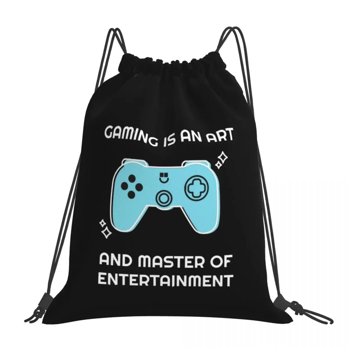 

Gaming Controller - Gaming Gift Backpacks Fashion Portable Drawstring Bags Drawstring Bundle Pocket Storage Bag Book Bags