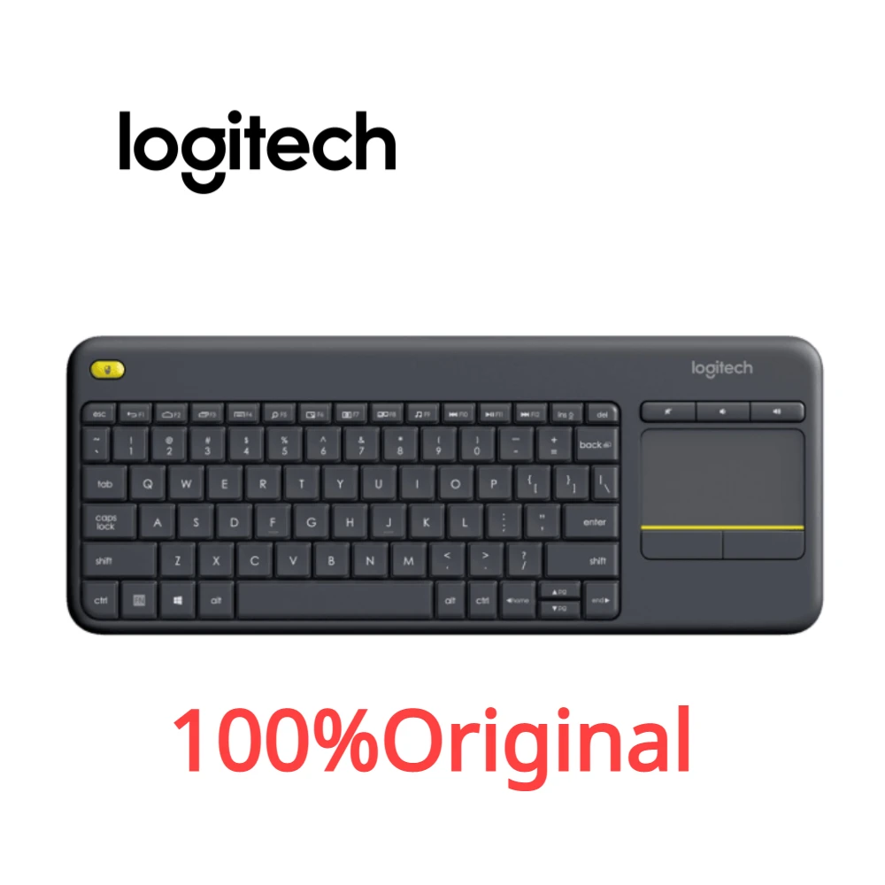 

Беспроводная сенсорная клавиатура Logitech K400 PLUS с дистанционным тачпадом 2,4 ГГц