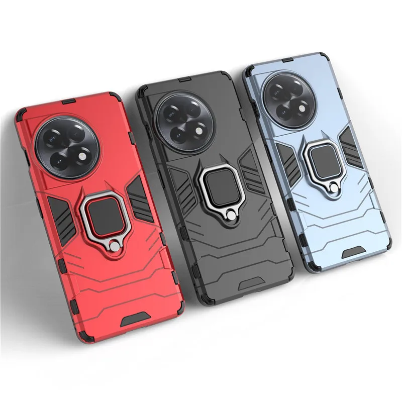 

For OnePlus ACE 2 5G Case OnePlus ACE2 11 R 11R Cover 6.74 inch Shockproof Armor Ring Holder Bumper For OnePlus ACE 2 Cover