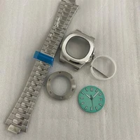 41mm sapphire glass mirror case for nh35nh364r watch movement 1 set nh35 nh36 case strap dial hands watch parts
