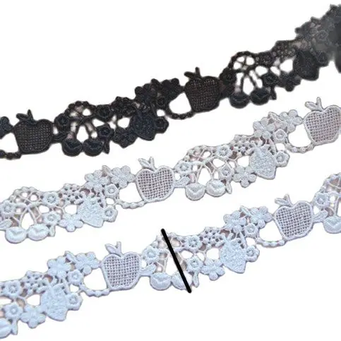 Вышитые кружева из полиэстера 5 ярдов | Дом и сад