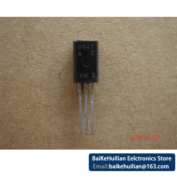 

(10pcs/lot)2SB647 TO92L inline transistor video amplifier/low-power brand new original
