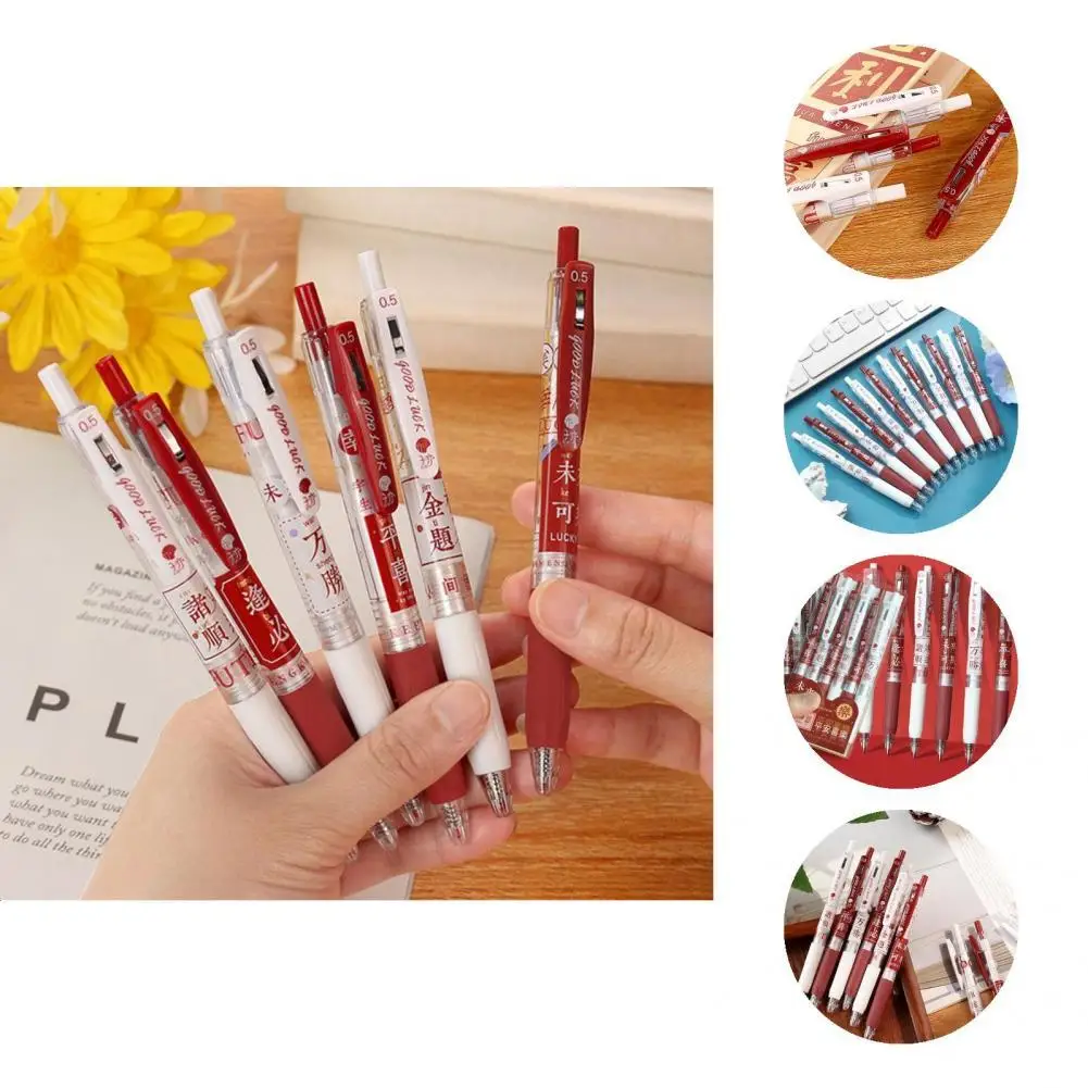 Ручка для письма 6 шт./компл. привлекательная гелевая ручка с разными цветами и