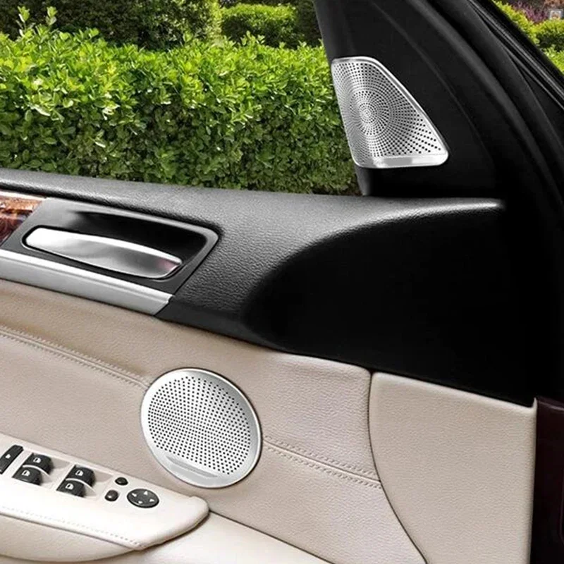 Для BMW 5GT X3 X4 X5 X6 E70 E71 стальная накладка на динамик дверные динамики стерео