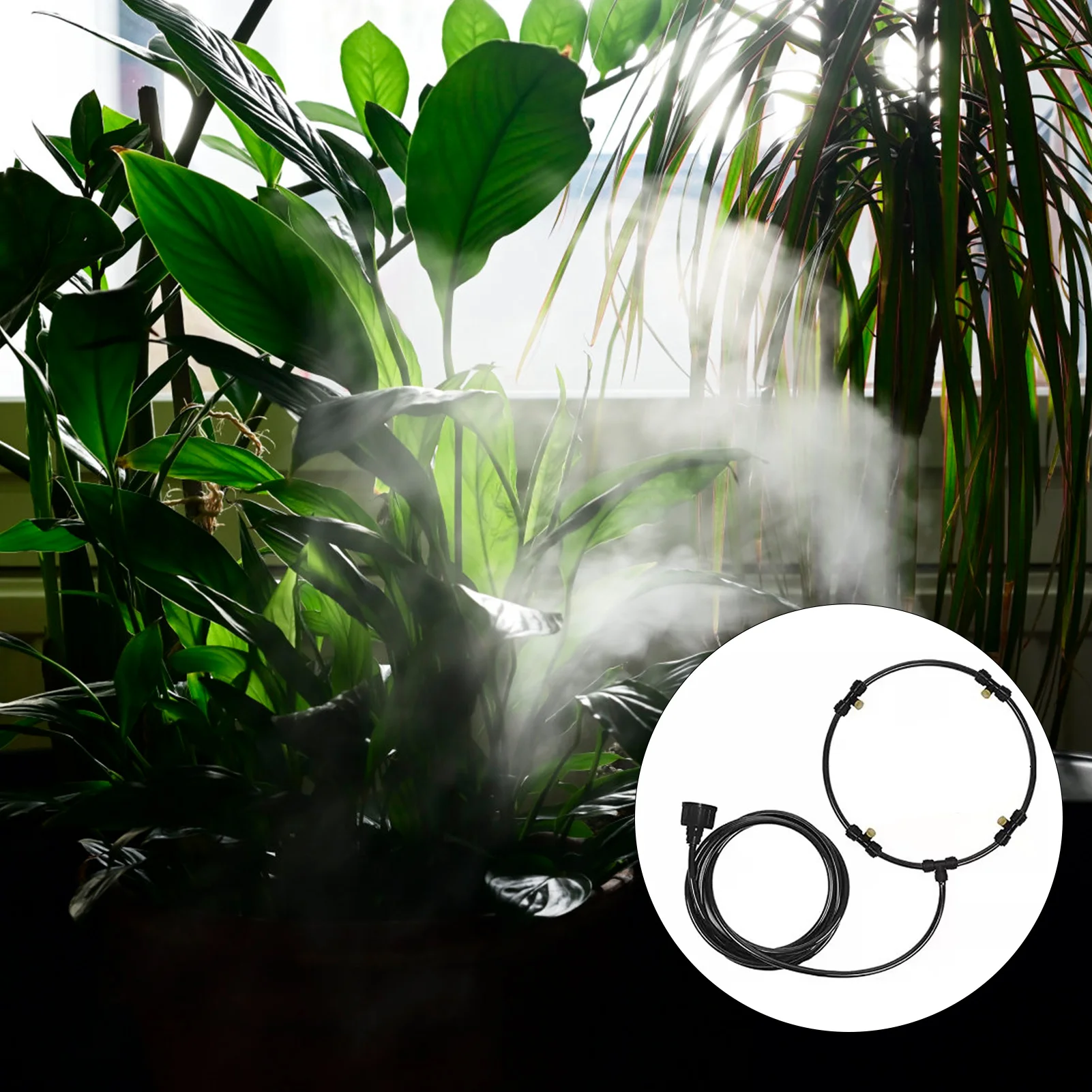 

Outdoor Fan Misting Spray Kit Uses Mist to Cool Down Your Outdoor Space for Garden Backyard Patio PR Sale