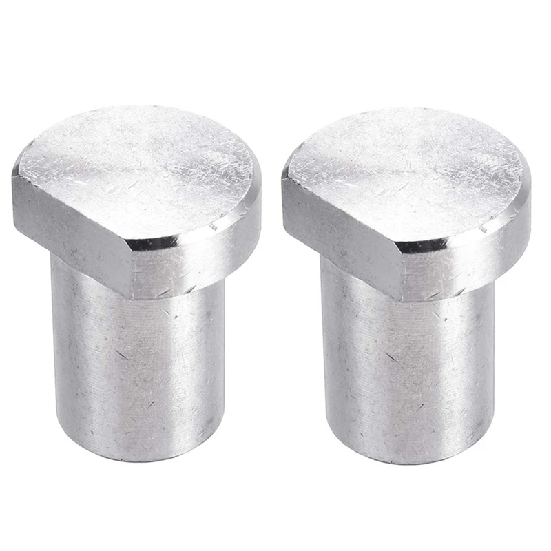 

2 Pack Stainless Steel Bench Dogs Workbench Peg Brake Stops Clamp Dogs Woodworking Tool Fit for 20mm Dog Hole
