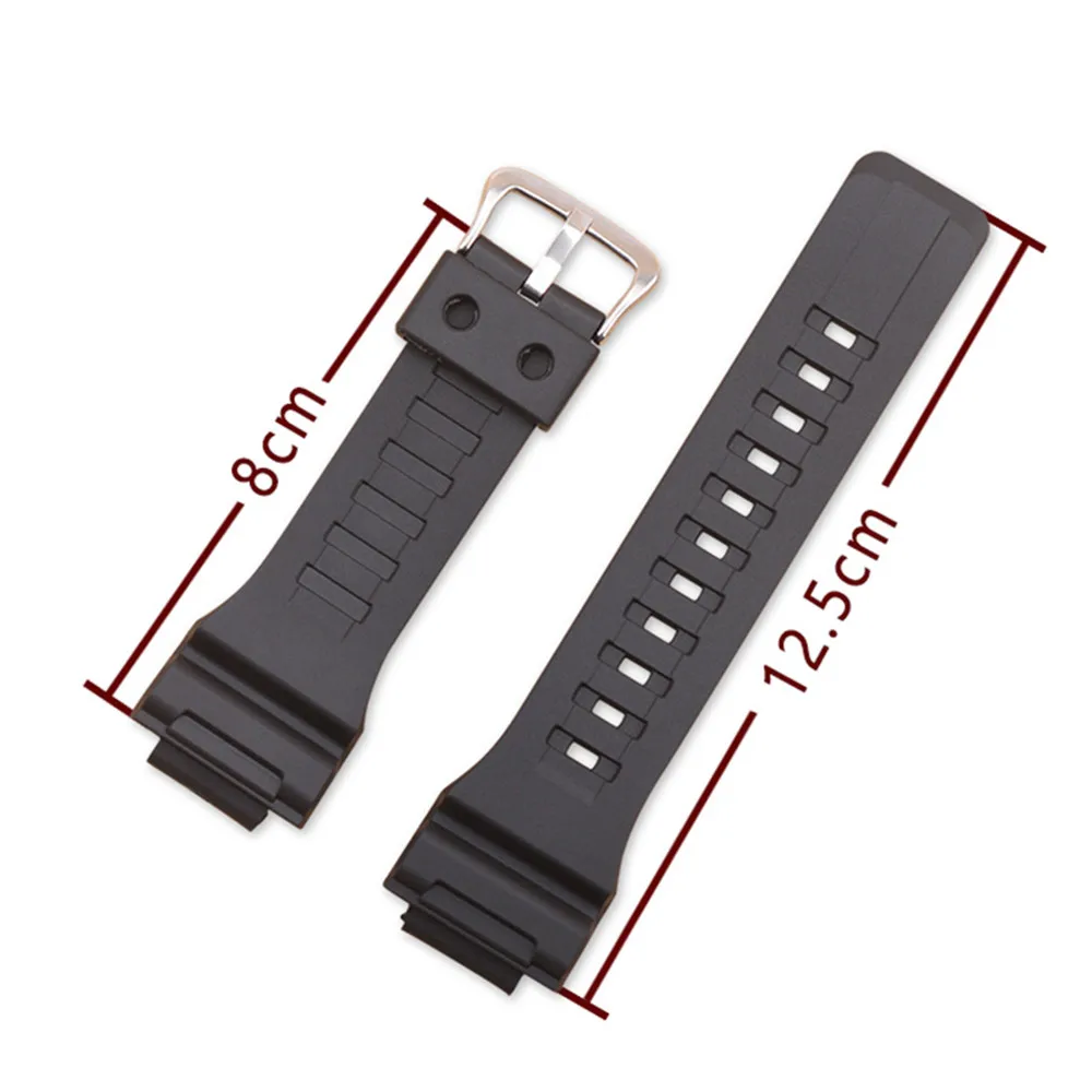 

Men Black Resin Matte Strap For Casio G-shock Aq-s810w S800w Aeq-110w W-735h Sgw-300h Sport Silicone Watch Band Accessories