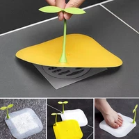 txm drain cover small bean sprouts cute sprouts shape sewer floor drain anti odor mat silicone anti insect