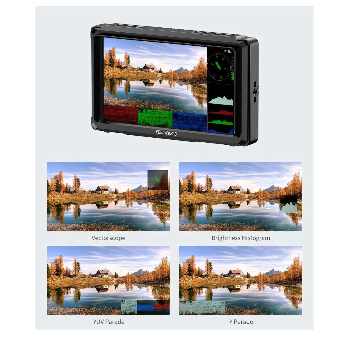 Фото FEELWORLD FW568 PRO Встроенный монитор для камеры 4K 60 Гц 6