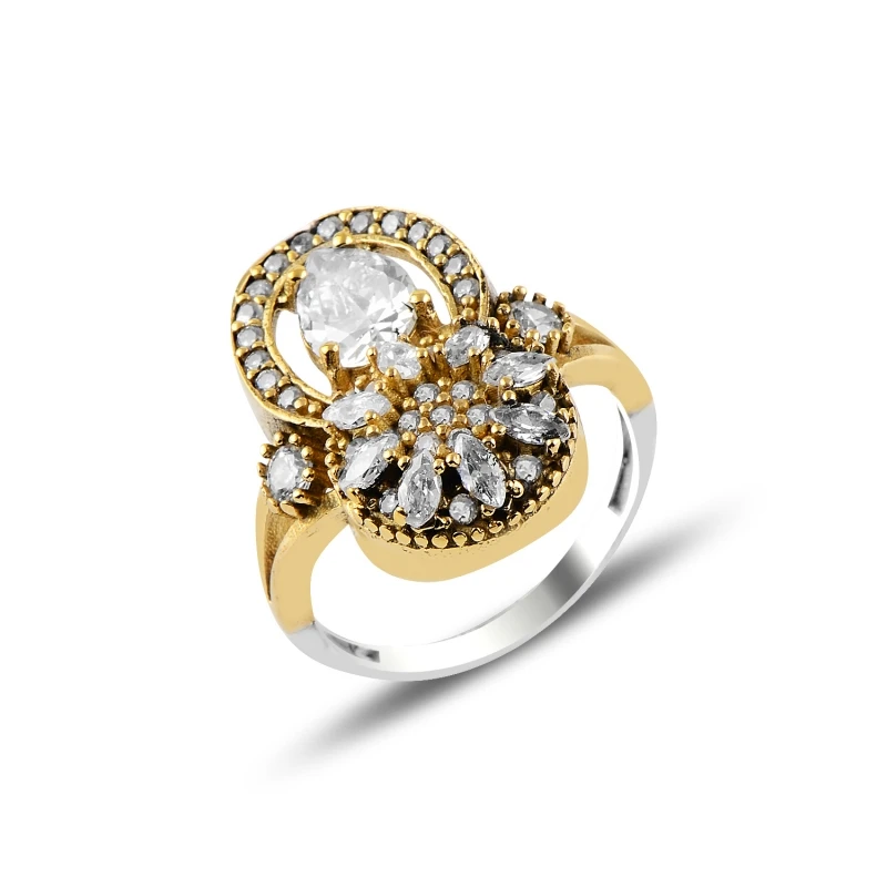 

Серебро 925 пробы Циркон кубический цирконий Аутентичное кольцо