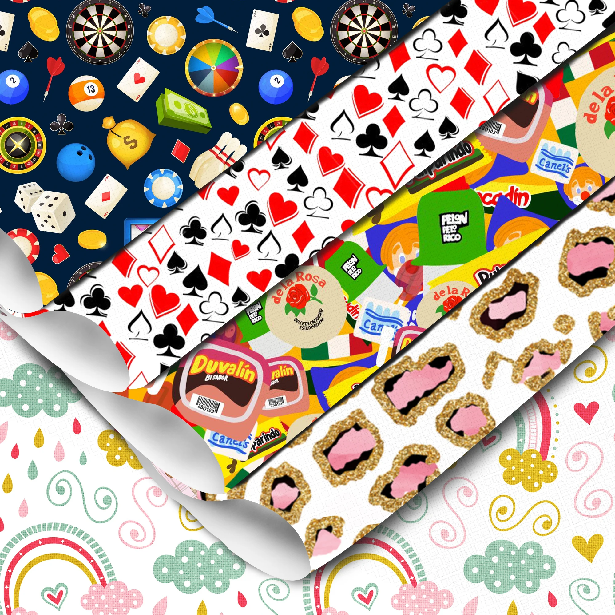 Геометрический Раскраска Леопардовой Шкуры Кожзама DIY Создание Бантиков Сережек Сумок Ручной Работы Винил 20*33см.