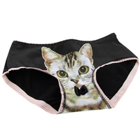 3pcslot underwear women cotton panties low waist panties cat pattern ladies briefs lingere panty comfortable underpants