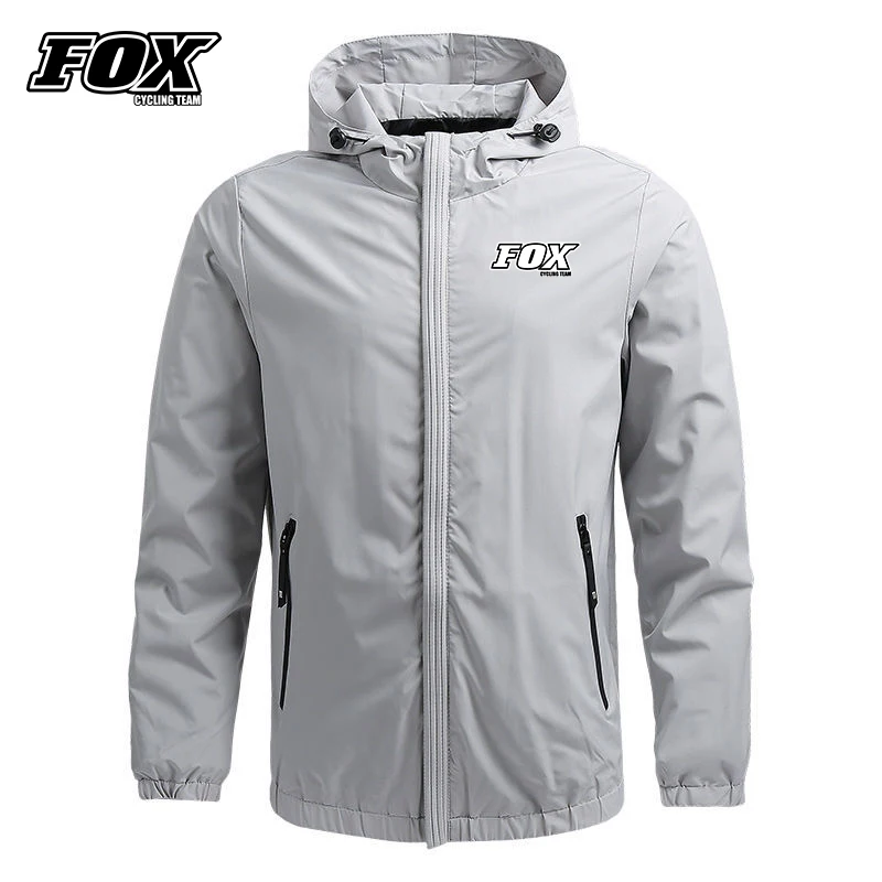 

Fox Cycling Team Jacket Man Windproof MTB Mountain Bicycle Wind Jackets Bike Windbreaker Coupe Vent Cyclisme Winter Sports Coat