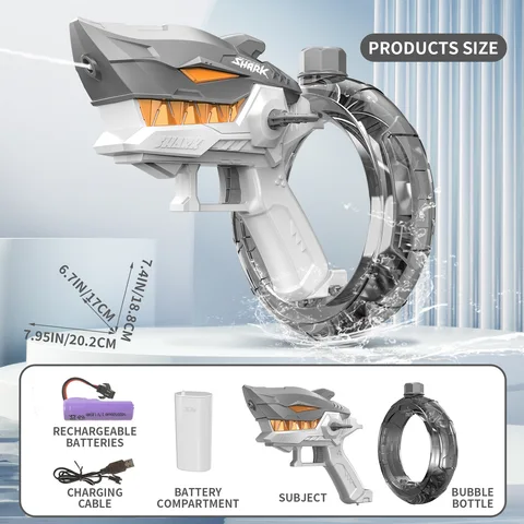 Водяной Пистолет Desert eacle, электрический пистолет для стрельбы, полностью автоматическая Летняя Пляжная игрушка, подарок для мальчиков и девочек